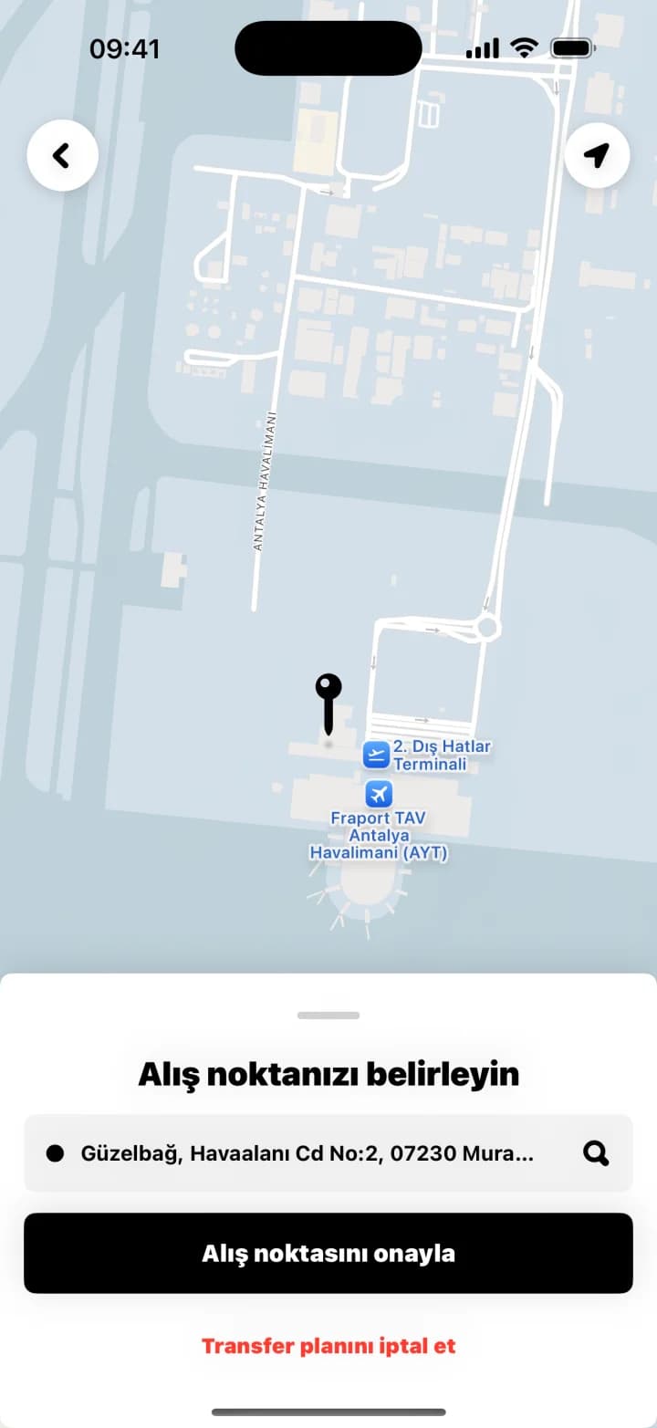 Bookvion pickup point selection